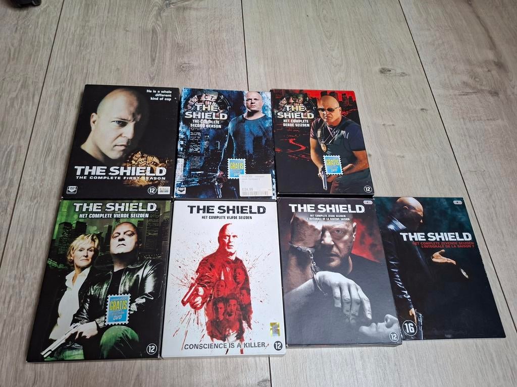The Shield Complete Serie DVD Boxset (Seizoen 1-7), Cd's en Dvd's, Dvd's | Thrillers en Misdaad, Gebruikt, Actiethriller, Boxset
