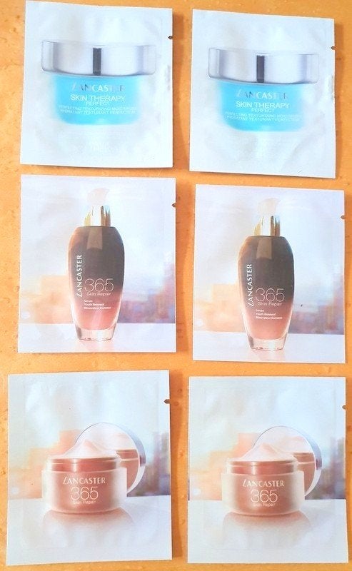 Lancaster Huidverzorging Samples - Perfect om te proberen!, Ophalen of Verzenden, Nieuw, Gehele gezicht, Verzorging
