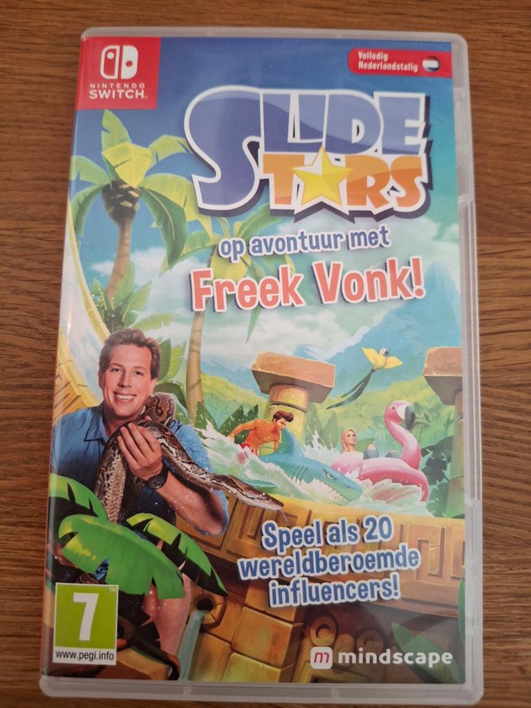 Slide Stars Nintendo Switch - Op avontuur met Freek Vonk, Spelcomputers en Games, Spelcomputers | Nintendo Switch, Zo goed als nieuw