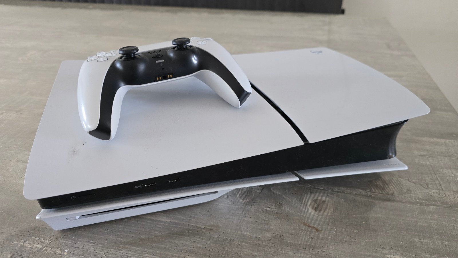 PS5 Slim + Disc, Spelcomputers en Games, Ophalen of Verzenden, Zo goed als nieuw