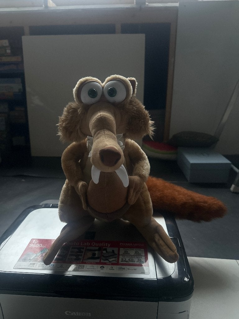 Knuffel Scratch van Ice Age - In goede staat, Overige merken, Overige karakters, Overige typen, Ophalen of Verzenden