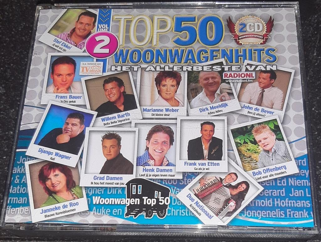 Top 50 woonwagenhits vol. 2 2cd, Ophalen of Verzenden, Zo goed als nieuw, Levenslied of Smartlap, Boxset