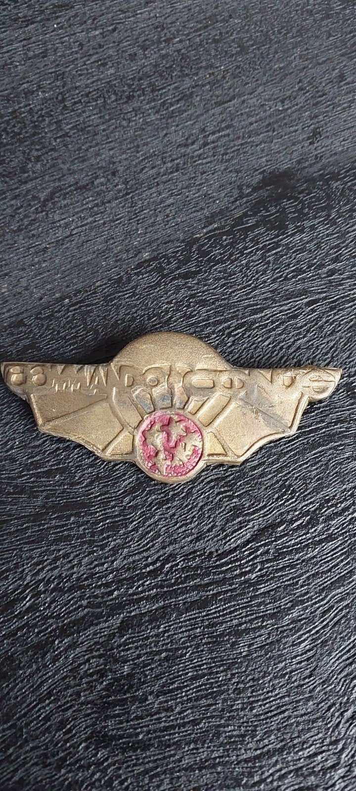 Indochina War Metal Badge French COMMANDO CONUS Team..uitdun, Verzamelen, Ophalen of Verzenden, Landmacht, Amerika, Embleem of Badge