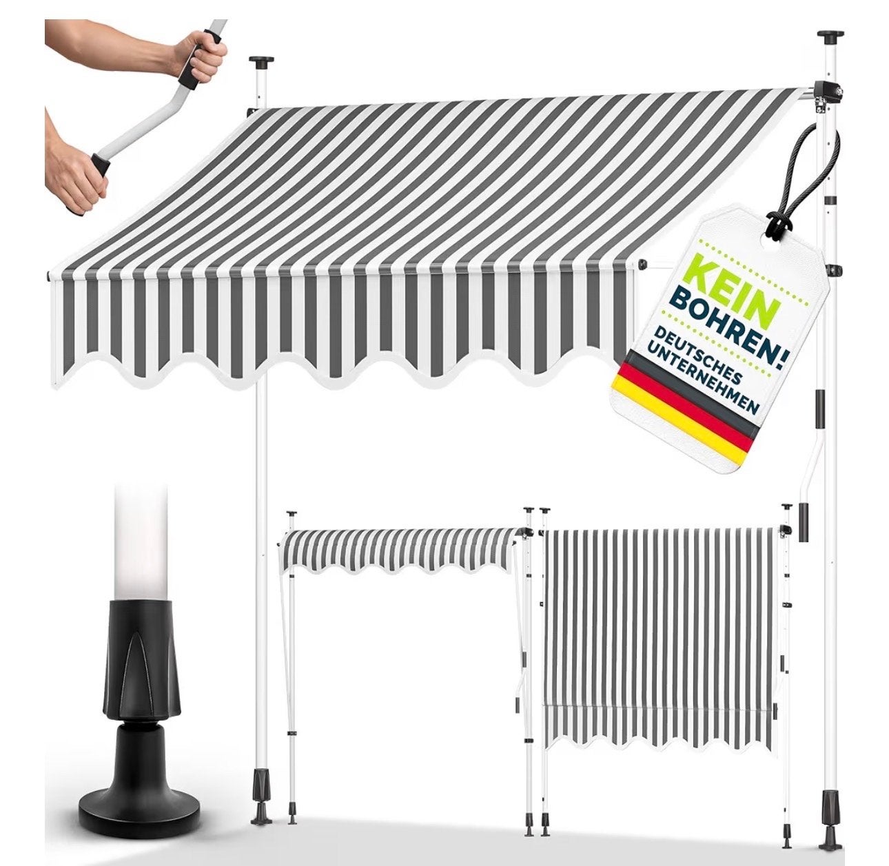 Klemluifel 350cm breed, hoogte 200-300cm, Ophalen, Gebruikt, Overige typen, 150 tot 300 cm