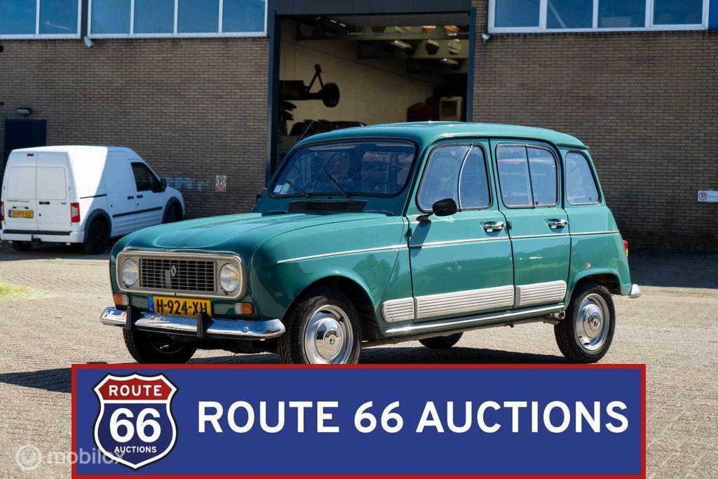 Renault 4 TL | 1980 | Route 66 Auctions, Auto's, Oldtimers, Overige carrosserieën, Renault, Zwart, Bedrijf