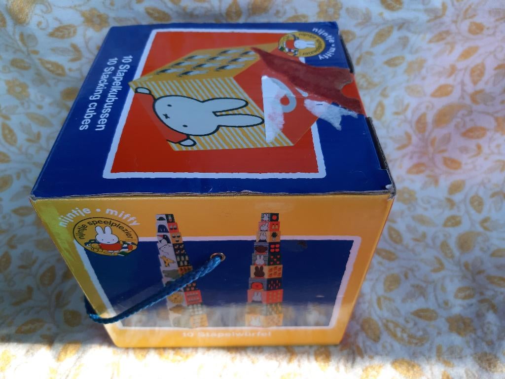 Nijntje stapelblokken 10 stuks Bambolino Toys, educatief, Ophalen, Gebruikt, Overige typen