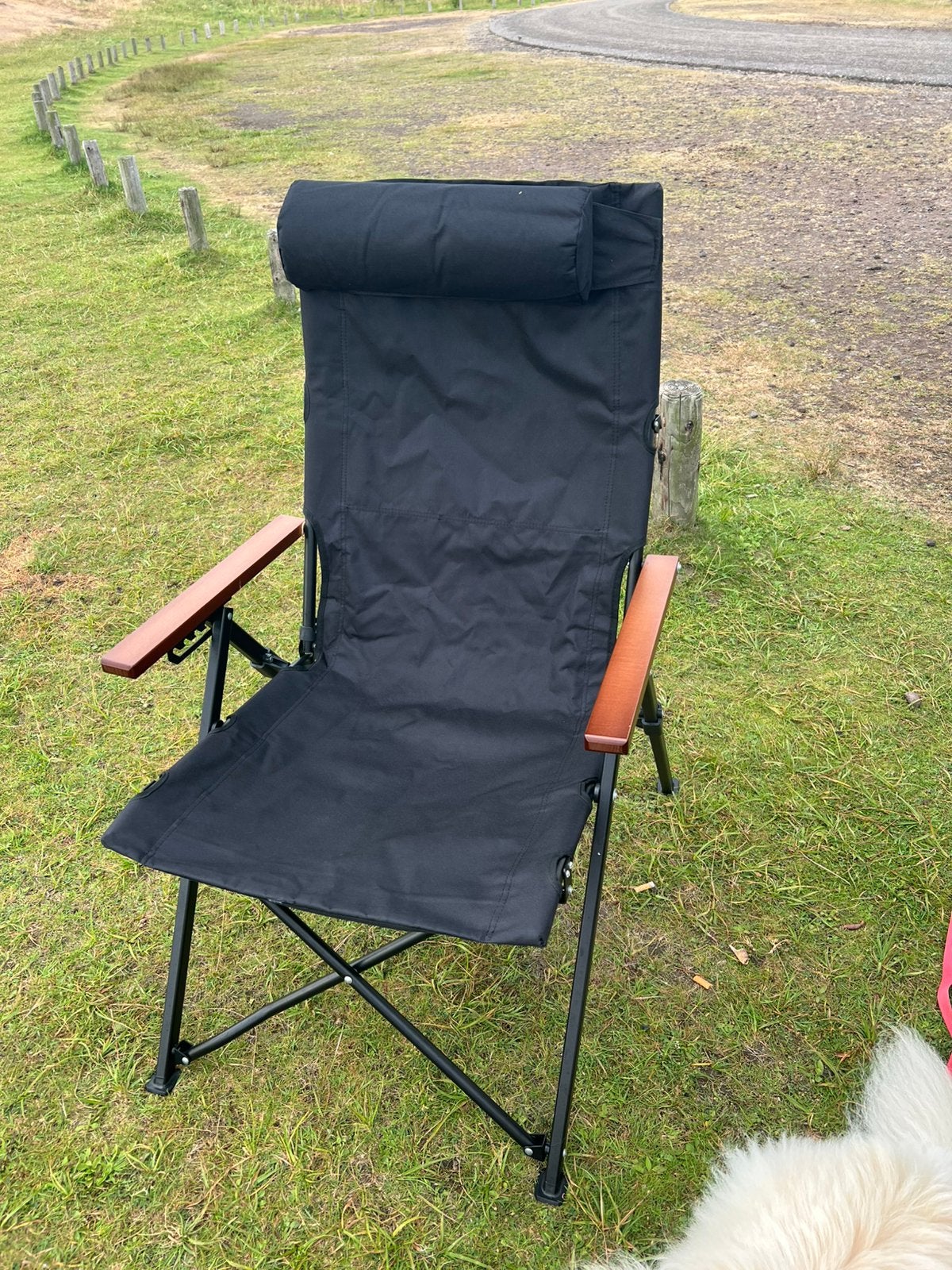 Stevige verstelbare opvouwbare stoel, Caravans en Kamperen, Ophalen, Zo goed als nieuw, Campingstoel