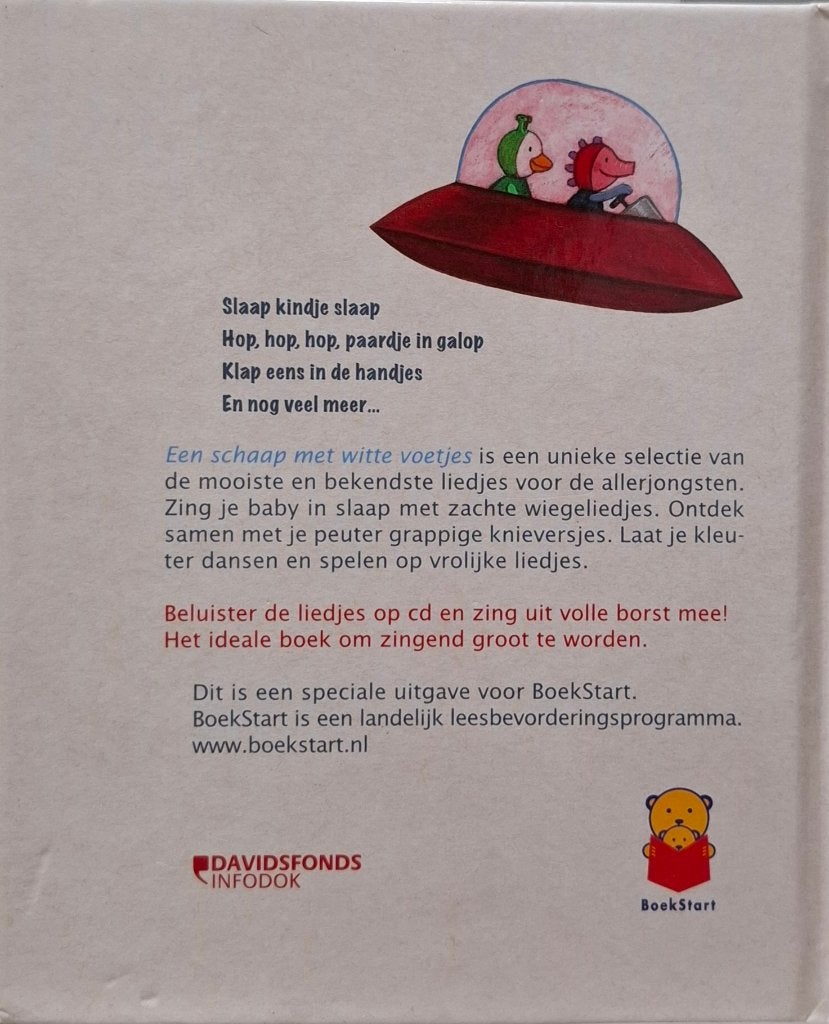Een schaap met witte voetjes - Boek en audio CD (ZGAN), Boeken, Fictie algemeen, Jongen of Meisje, An Debaene, Ophalen of Verzenden