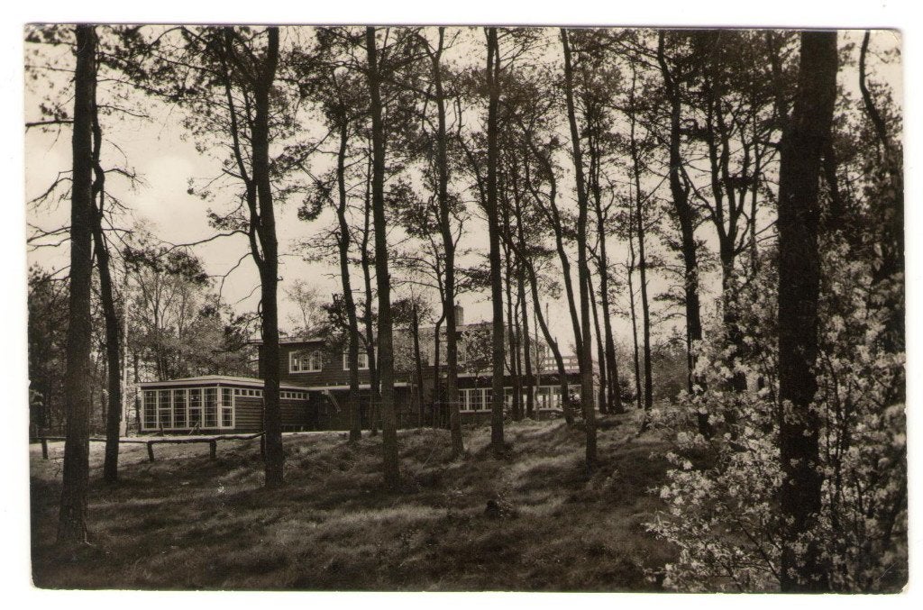 Ansichtkaart Oldebroek Jeugdherberg N.B.A.S., Ophalen, 1940 tot 1960, Ongelopen, Gelderland