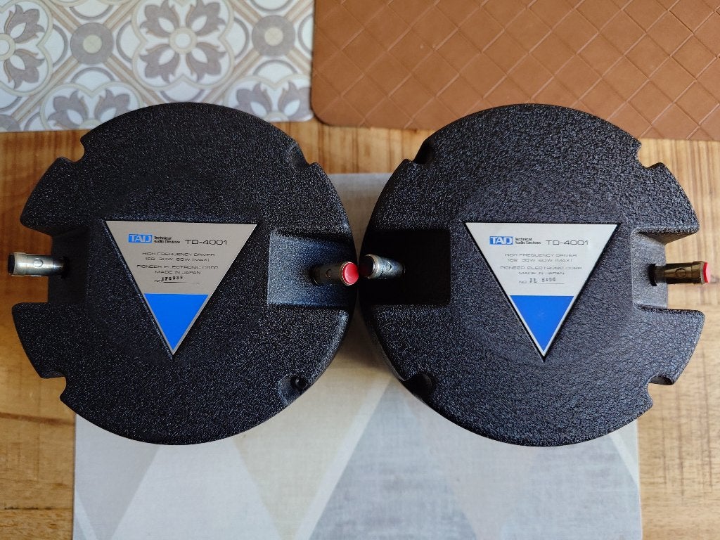 2x TAD TD 4001 "2 beryllium compressiedrivers, Ophalen of Verzenden, Pioneer