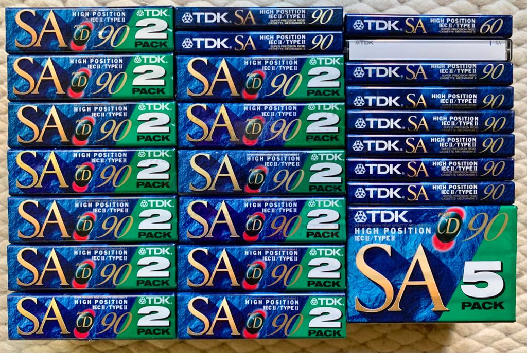 NOS TDK SA90 1994 OVP NIEUW cassettebandjes SA 90 C90 SA-90, Ophalen of Verzenden, TDK Europe GmbH Rosenheimer Strasse 141 e 81671 Munich GERMANY