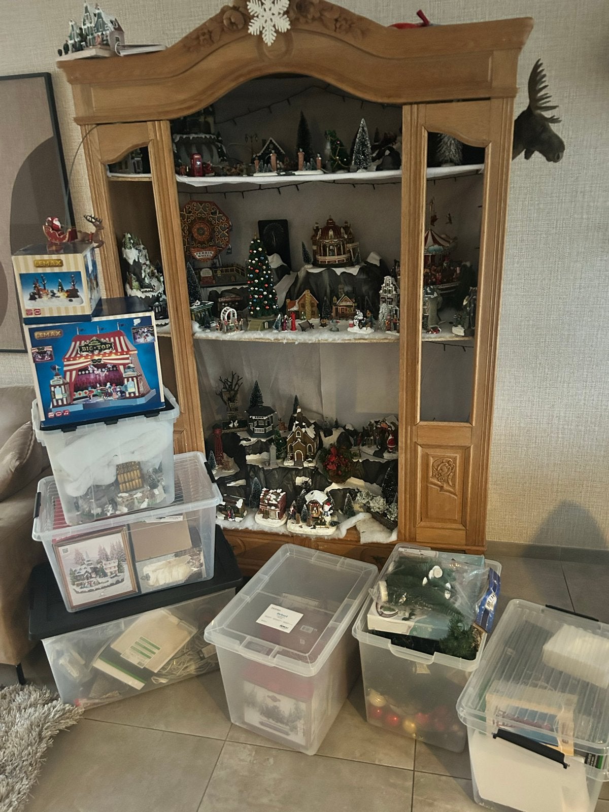 Heel veel kerst huisjes en toebehoren, Diversen, Kerst, Ophalen