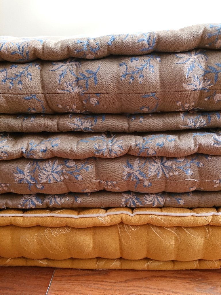 Vintage jaren 50/60 Woonmatrasjes woonkussens 60x90cm, Huis en Inrichting, Woonaccessoires | Kussens, Ophalen of Verzenden, Zo goed als nieuw