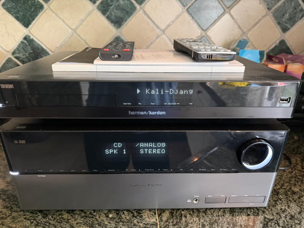 Harman kardon set heco speakers, Audio, Tv en Foto, Losse componenten, Tuner of Radio, Zo goed als nieuw, Ophalen