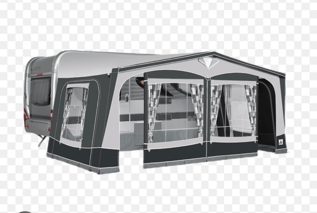 Dorema Garda 240 voortent - Maat 11 (900-925 cm), Caravans en Kamperen, Ophalen of Verzenden, Gebruikt, Polyester, Dorema