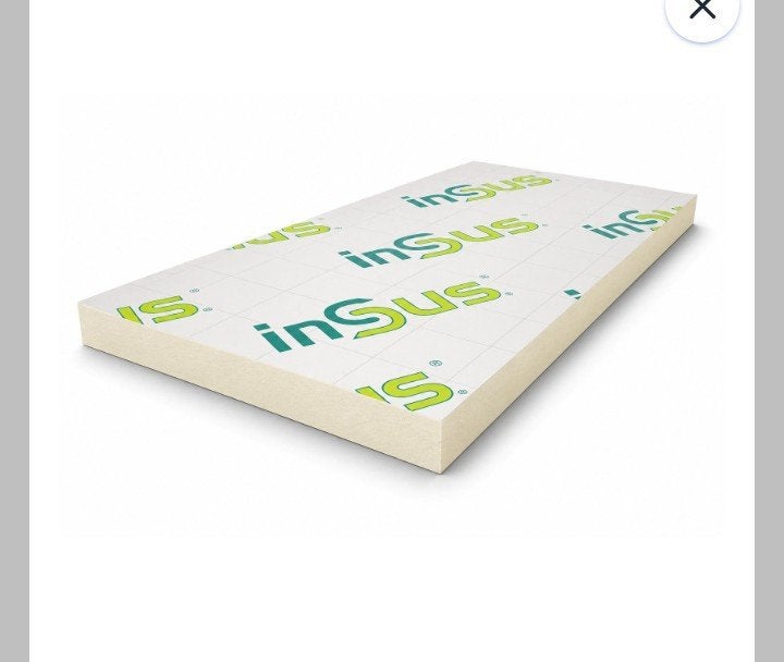 9 platen Insus PIR isolatie 600x1200mm, 13 cm dik, Ophalen