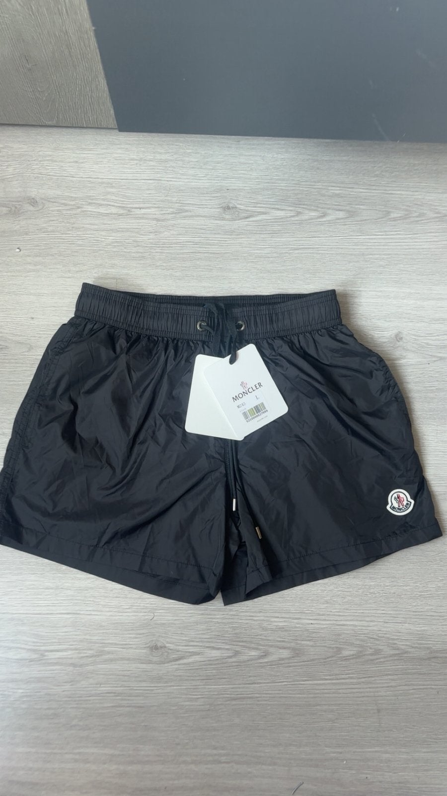 Moncler zwembroek maat L, Kleding | Heren, Ophalen of Verzenden, Zwart