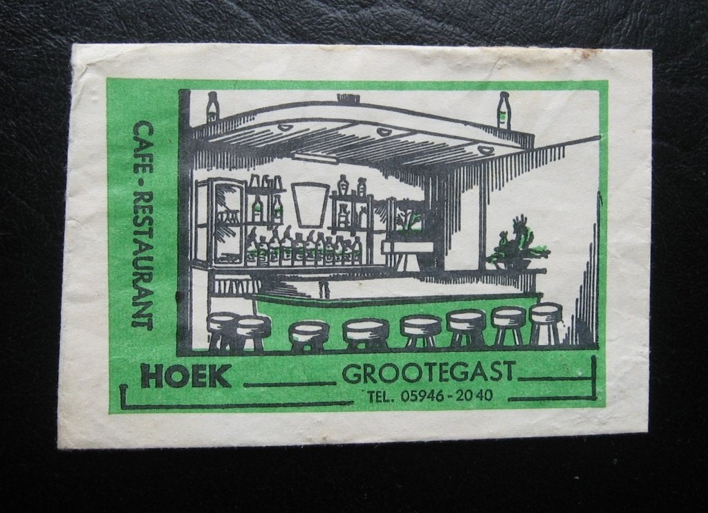6233 Grootegast (Gr.) - Cafe Restaurant Hoek, Ophalen of Verzenden, Nederland