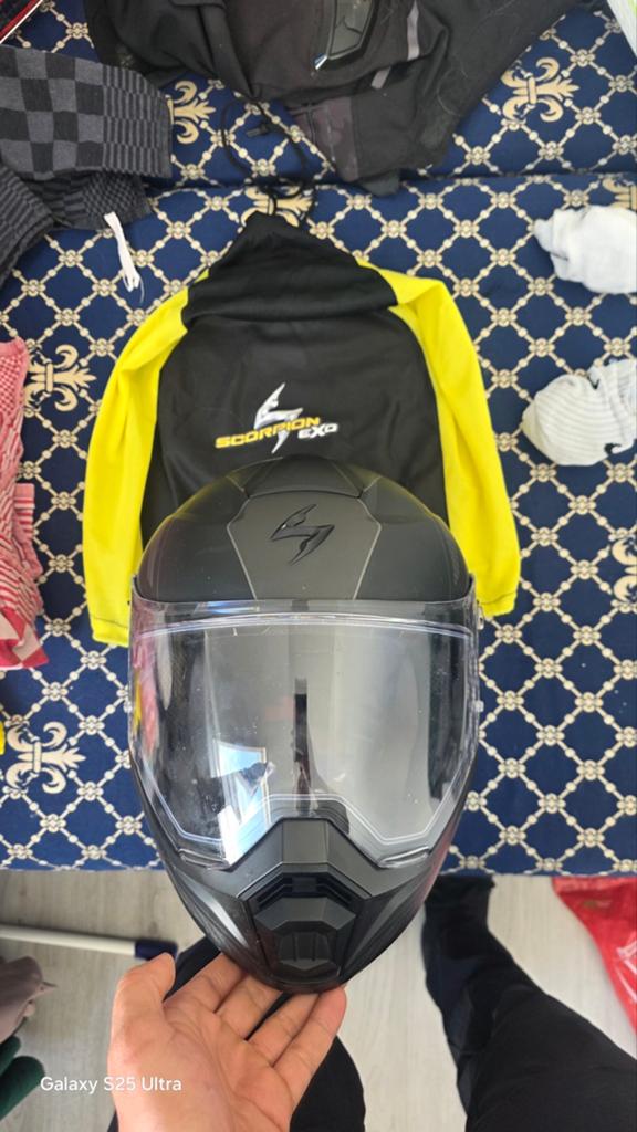 Scorpion ADX-1 Systeemhelm Maat S, Motoren, Kleding | Motorhelmen, Overige merken, Systeemhelm, Heren, Ophalen of Verzenden
