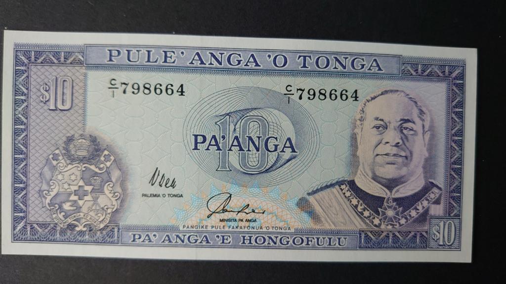 ** Tonga 10 pa'anga 1995 UNC p28b **, Ophalen of Verzenden, Los biljet