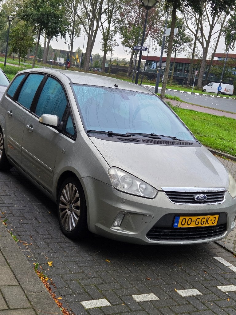 Ford C-Max 2.0 107KW AUT 2008 grijs, Auto's, 145 pk, Stof, Zwart, 4 cilinders