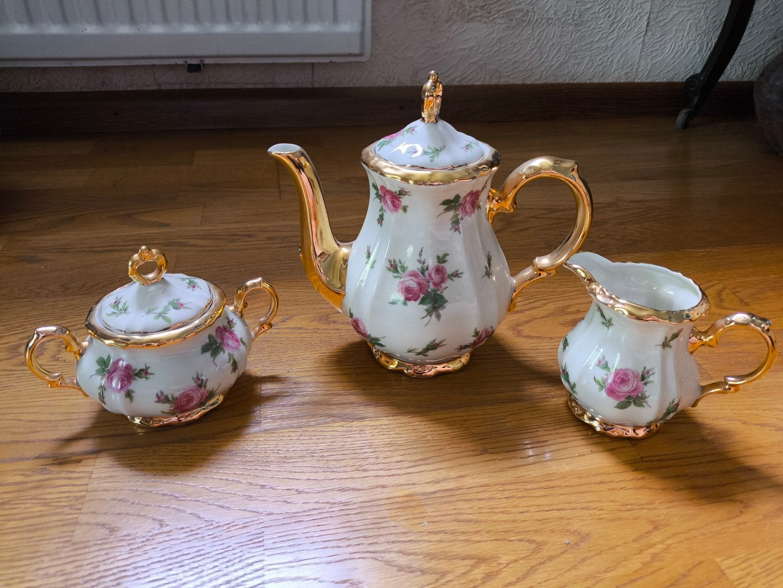 Vintage porseleinen koffie thee servies bareuther bavaria, Ophalen