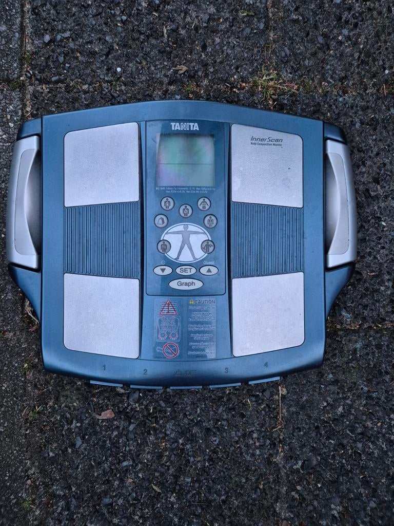 Tanita InnerScan personenweegschaal, Ophalen of Verzenden, 1 tot 500 gram, Personenweegschaal, 100 kg of meer