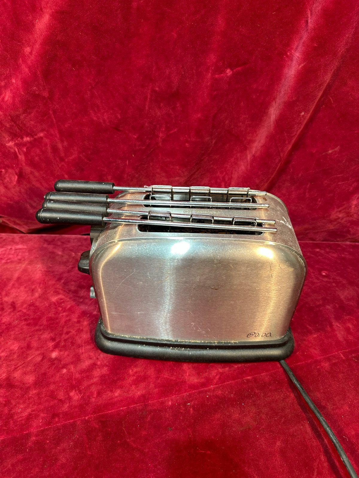 Toaster - Zilverkleurig met Broodjesrek, Ophalen of Verzenden, Gebruikt