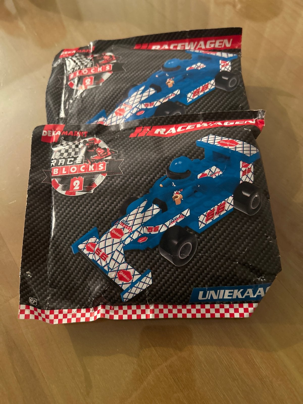 DekaMarkt Race Blocks - Raceauto (2 pakket, Ophalen, Nieuw, Overige merken