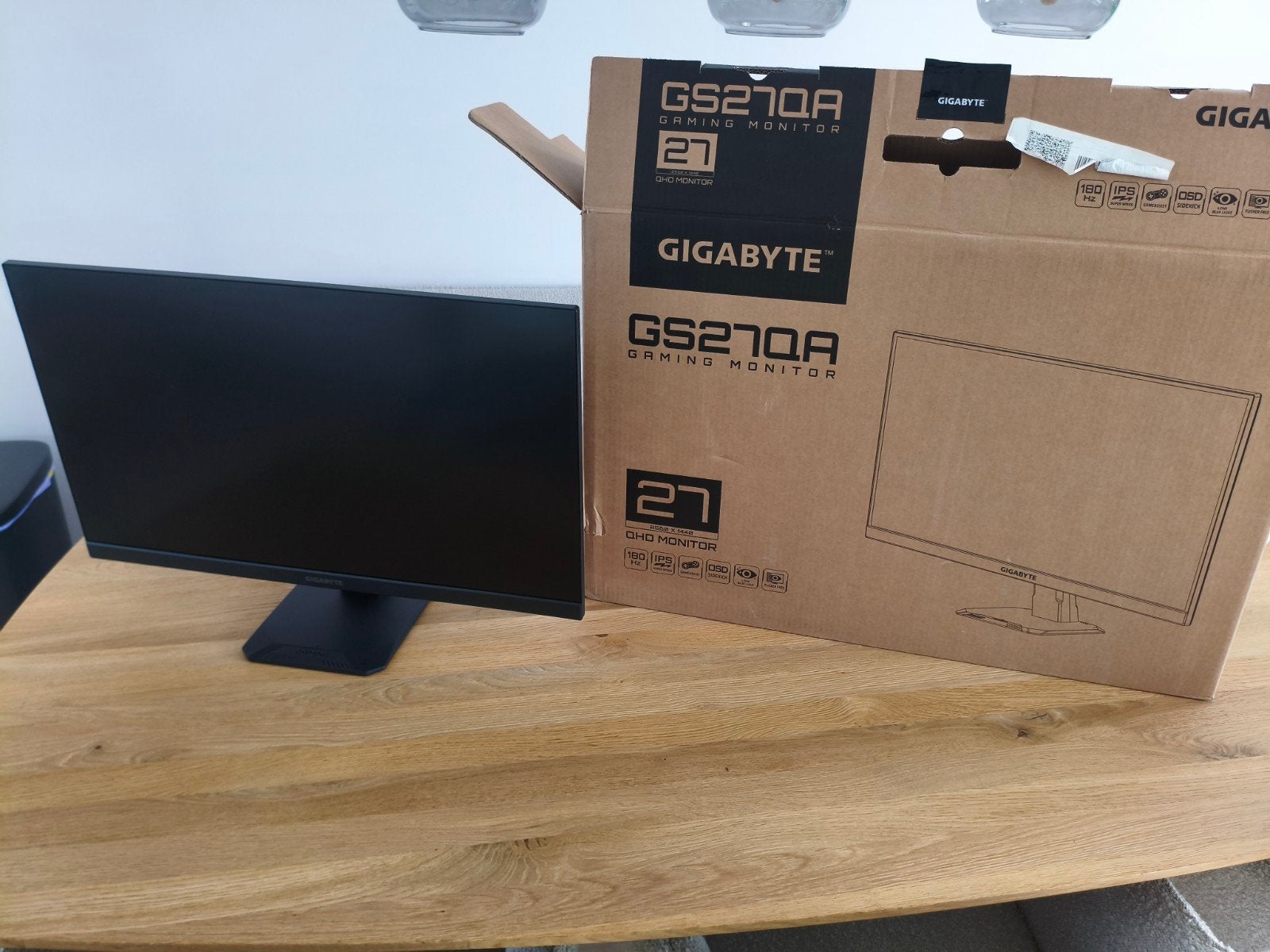 Gigabyte GS27QA 27" QHD 180Hz IPS, Computers en Software, Monitoren, Gaming, IPS, Gigabyte, Ophalen of Verzenden