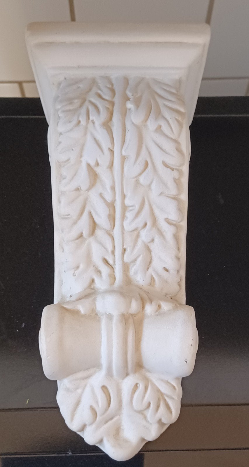 Sierlijke brocante wandconsole / kraagsteen, Ophalen of Verzenden