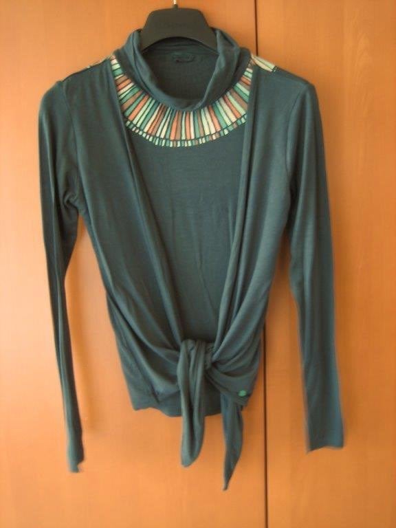 Prachtig colshirt met bindvestje SKUNKFUNK 36-38 snazzeys, Skunkfunk, Verzenden, Nieuw, Maat 36 (S)