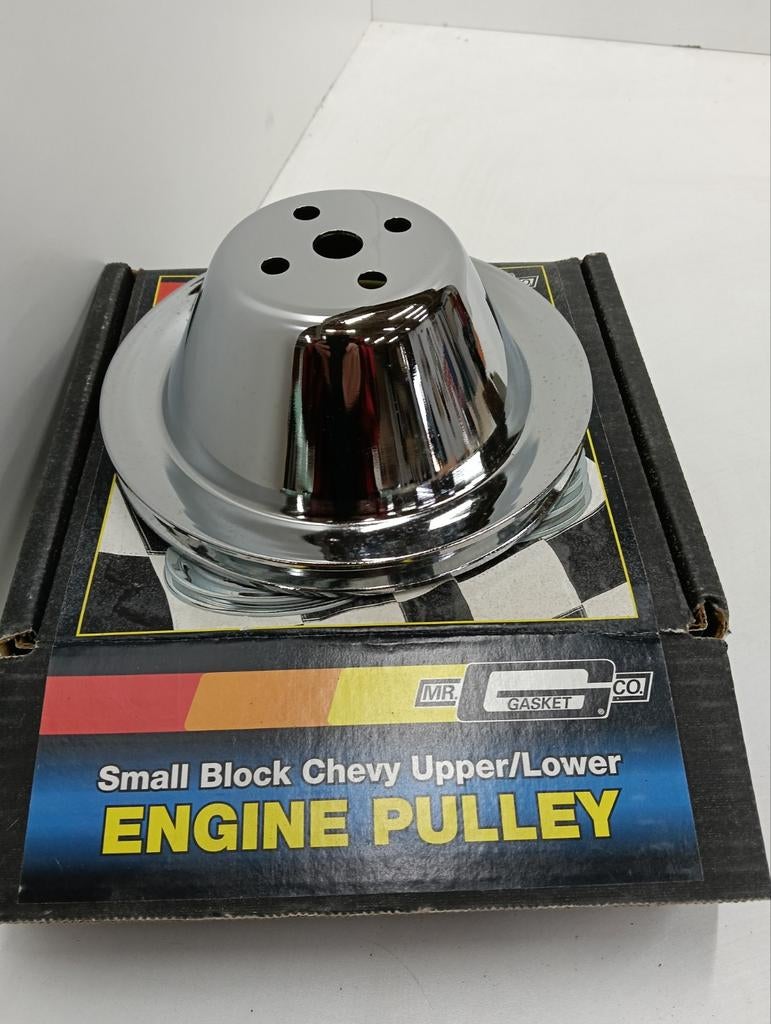 Mr. Gasket 4970 Waterpomppoelie Small Block Chevy Chroom, Ophalen of Verzenden, Nieuw, Chevrolet