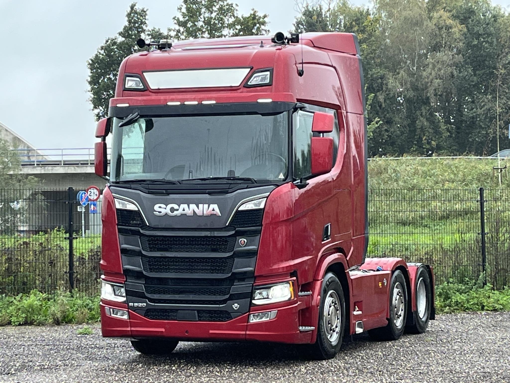 Scania R520 V8 6x2/4 | Retarder | Full Air | Leather |NL Tru, Auto's, Stof, Euro 6, Scania, Navigatiesysteem