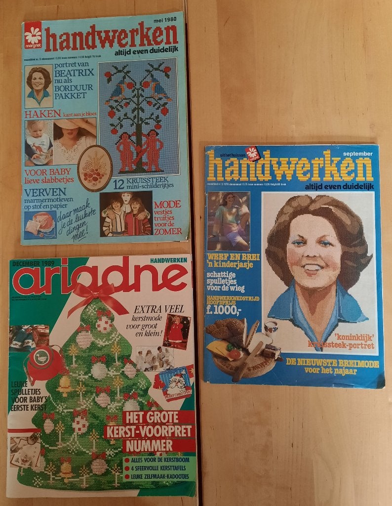 3 HANDWERK TIJDSCHRIFTEN, Ophalen of Verzenden, 1980 tot heden, Knipsel(s)