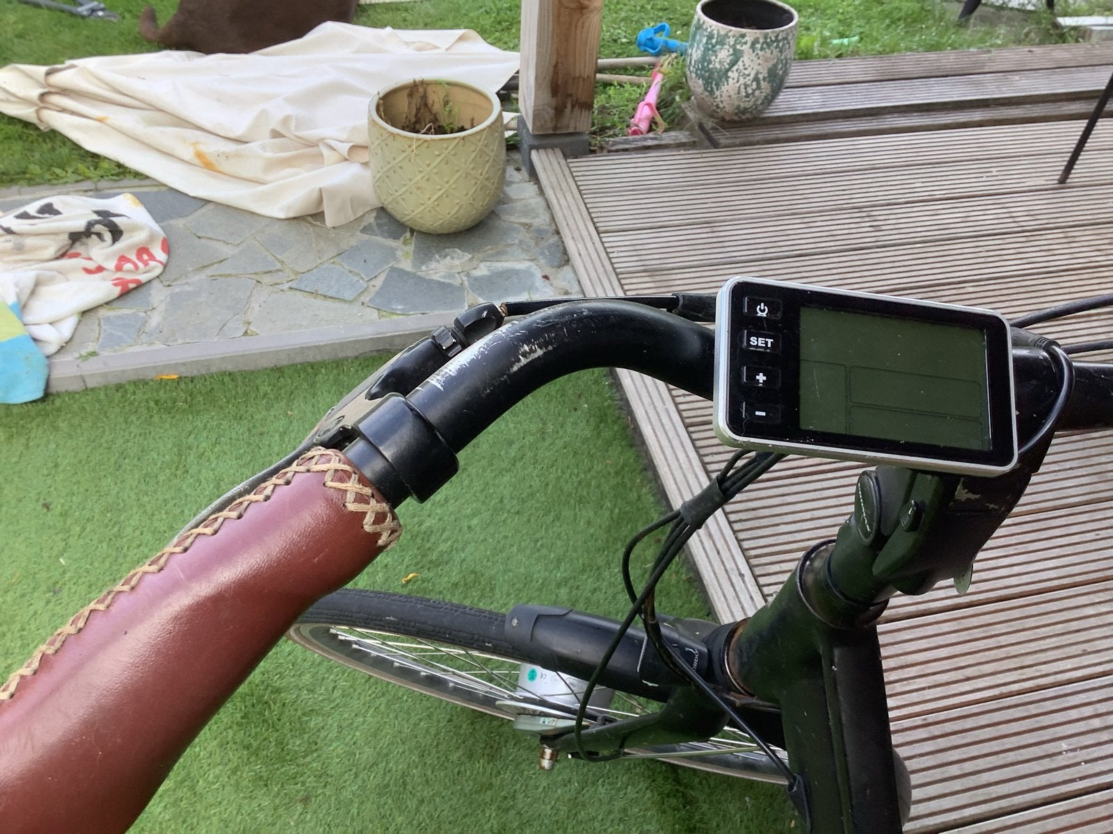 E-bike voor onderdelen of handige Harry (voorvork gebroken), Fietsen en Brommers, Elektrische fietsen, Ophalen of Verzenden, Gebruikt