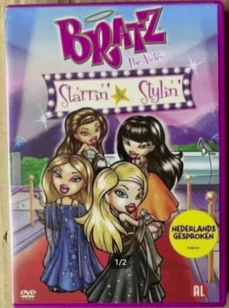 DVD Bratz the Video; Starrin' & Stylin'; Nederlands gesproke, Cd's en Dvd's, Alle leeftijden, Ophalen of Verzenden, Zo goed als nieuw