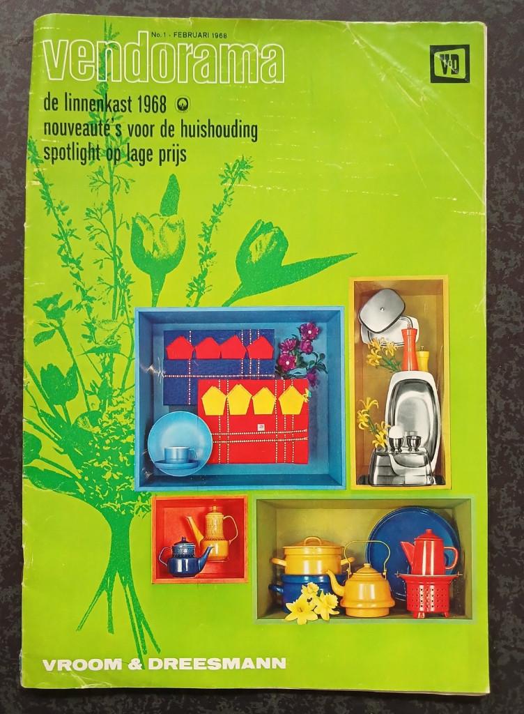 V&D Vendorama folder huishoud editie 1968, Verzenden, Gelezen, Folder