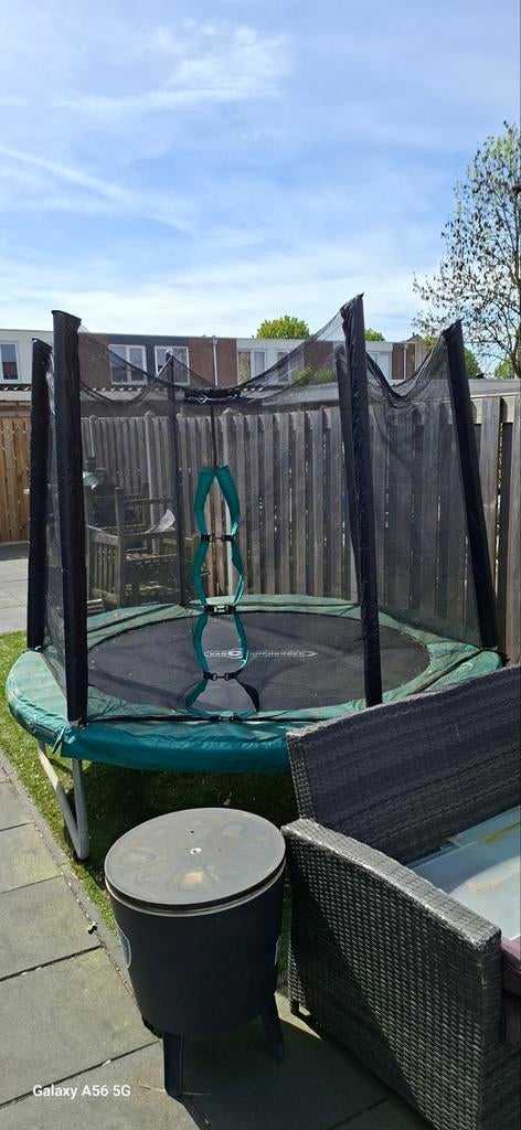 Ronde trampoline met veiligheidsnet - 2.5M, Ophalen of Verzenden, Gebruikt
