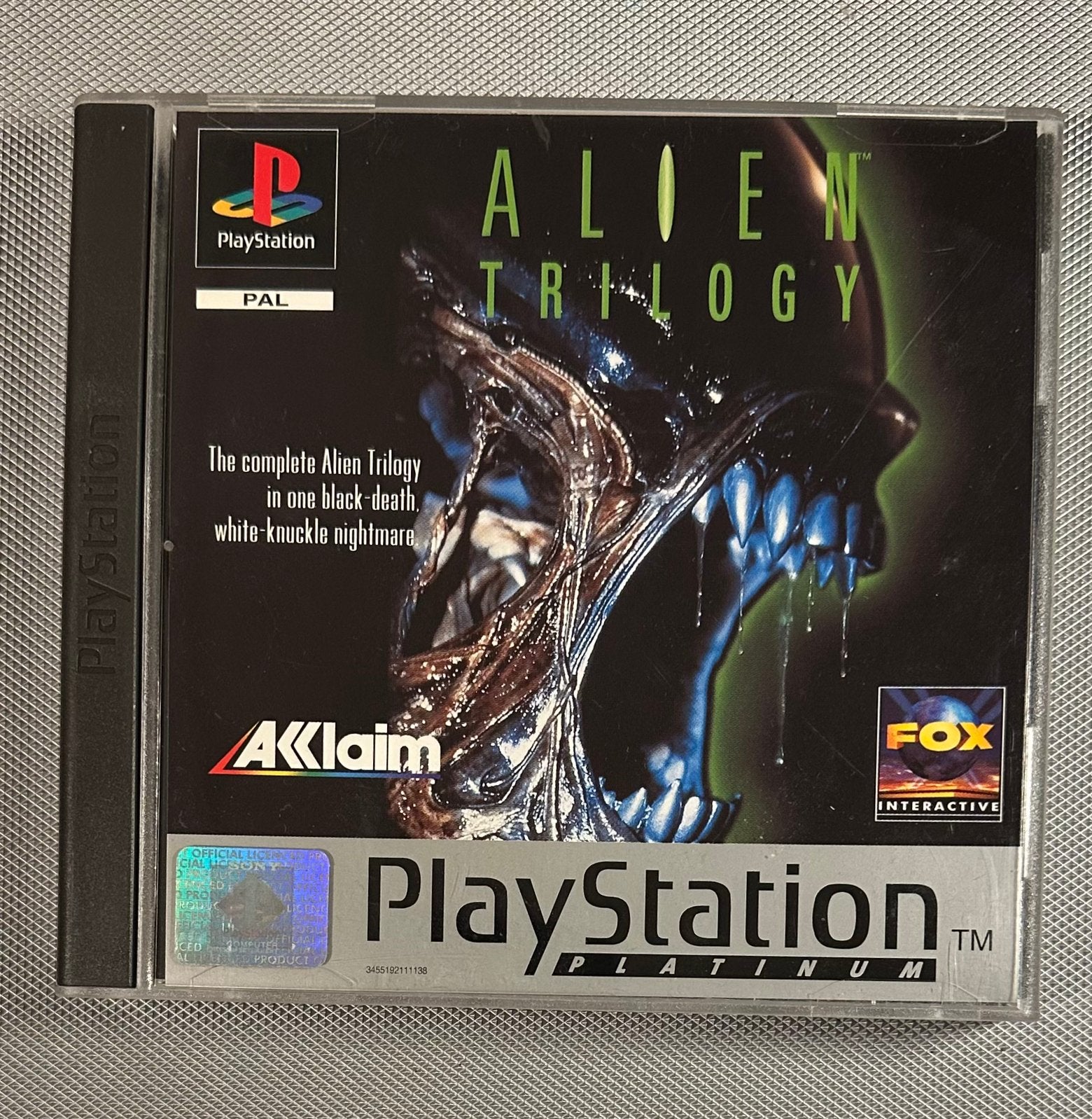 Alien Trilogy Playstation 1 Platinum PAL CIB, Avontuur en Actie, Vanaf 18 jaar, Verzenden, 1 speler