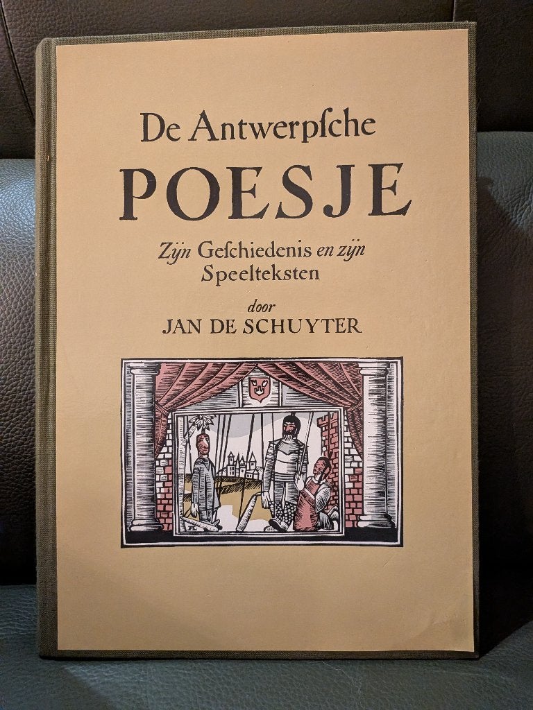 De Antwerpsche Poesje, geschiedenis en speelteksten, 1978, 20e eeuw of later, Jan De Schuyter, Ophalen of Verzenden, Zo goed als nieuw
