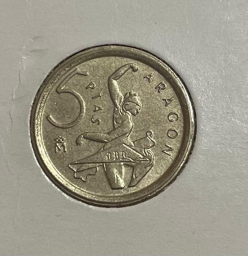 5 pesetas Spanje 1994, Ophalen of Verzenden, Overige landen