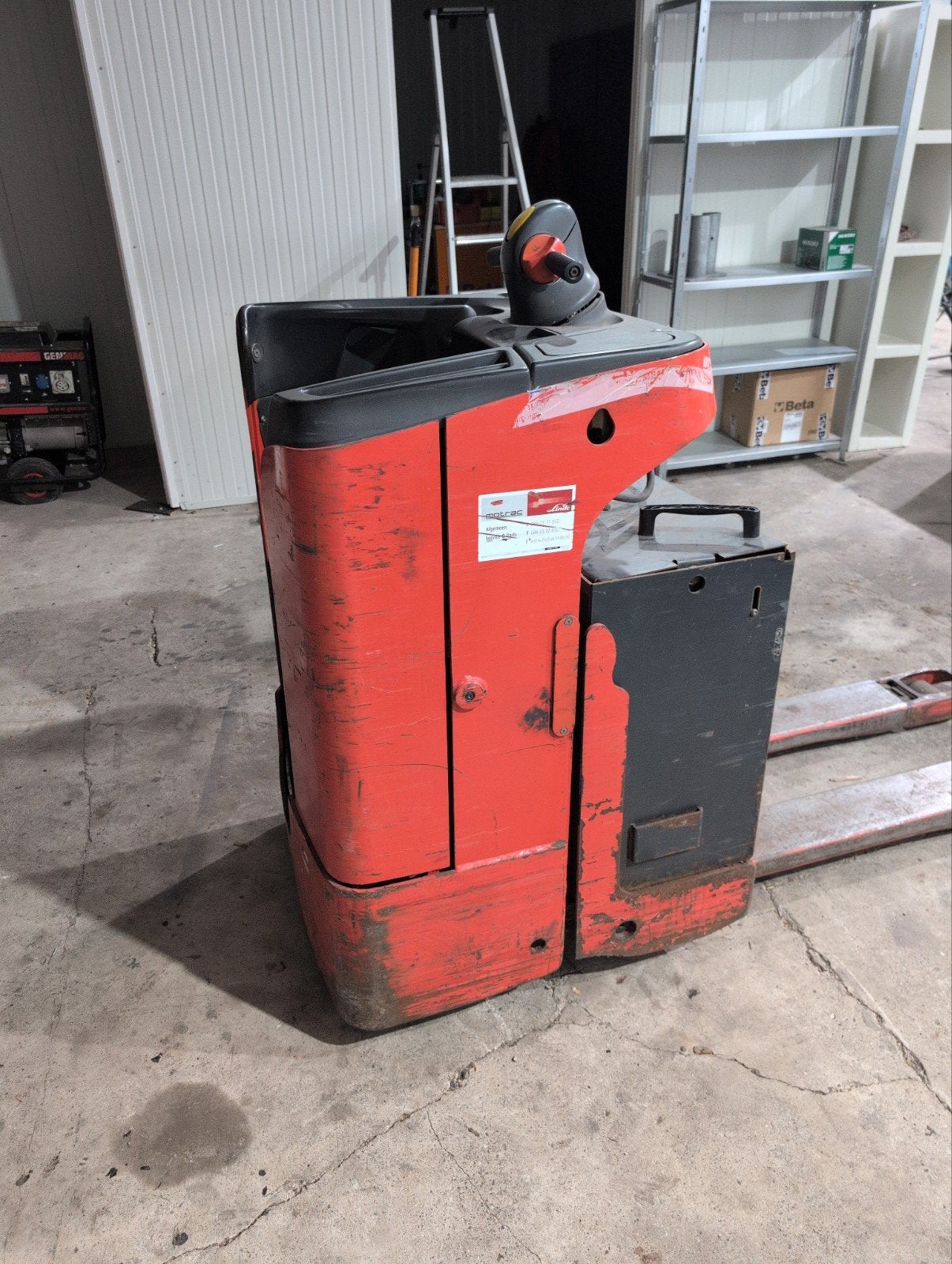 Linde T20 Palletwagen met goede accu (2020), Ophalen, Gebruikt