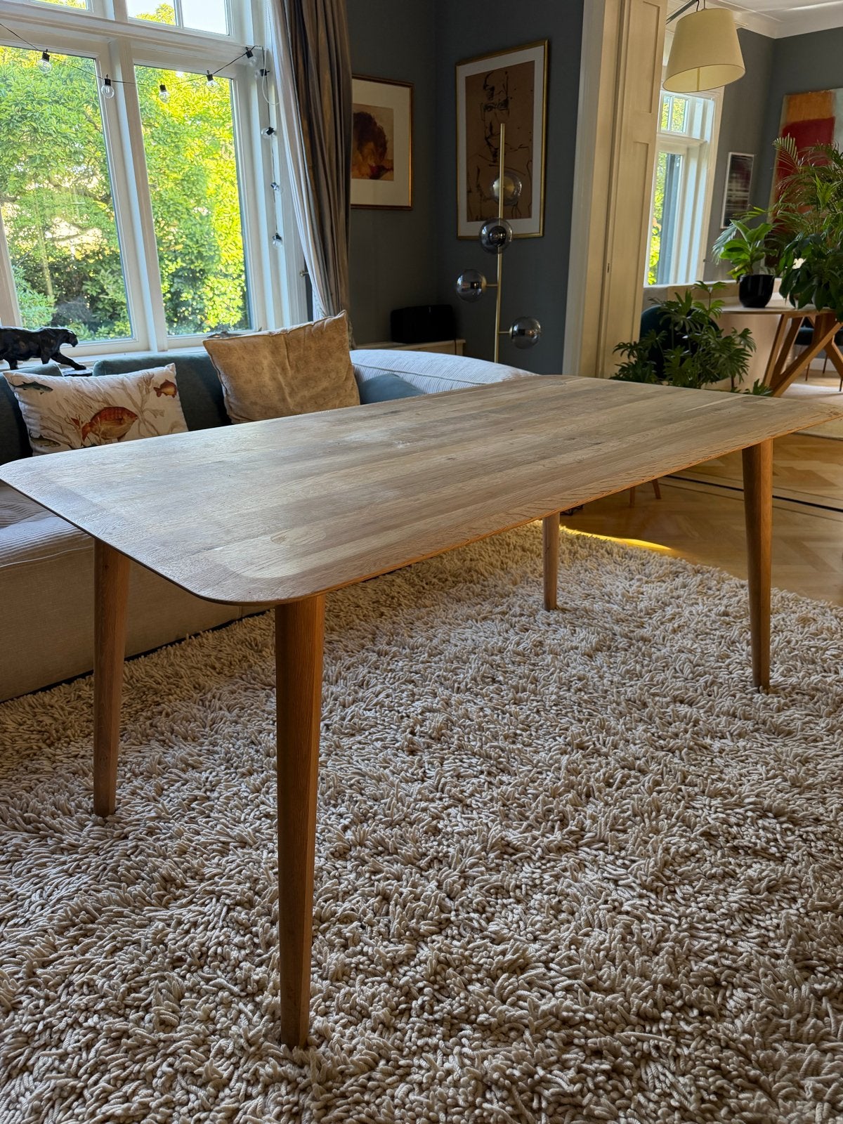 Tomrer tafel van Sav & Økse 160x90 eikenhout, Ophalen, Scandinavisch design, Gebruikt, Eikenhout