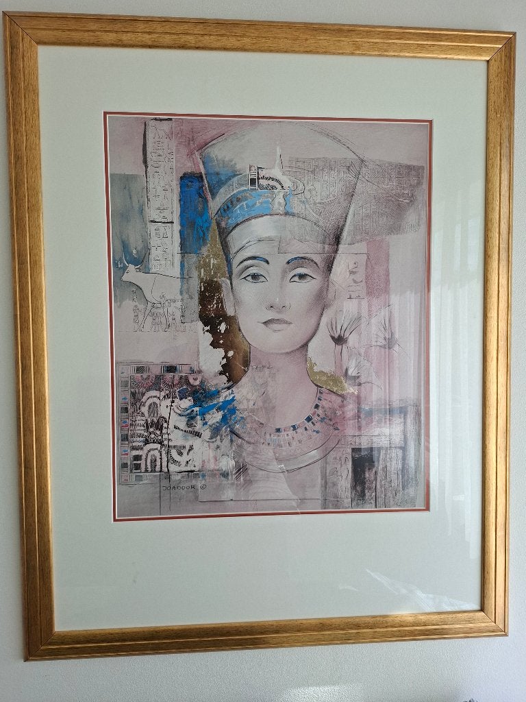 Twee mooie ingelijste Schilderijen, Ophalen, Zo goed als nieuw, Minder dan 50 cm, Schilderij