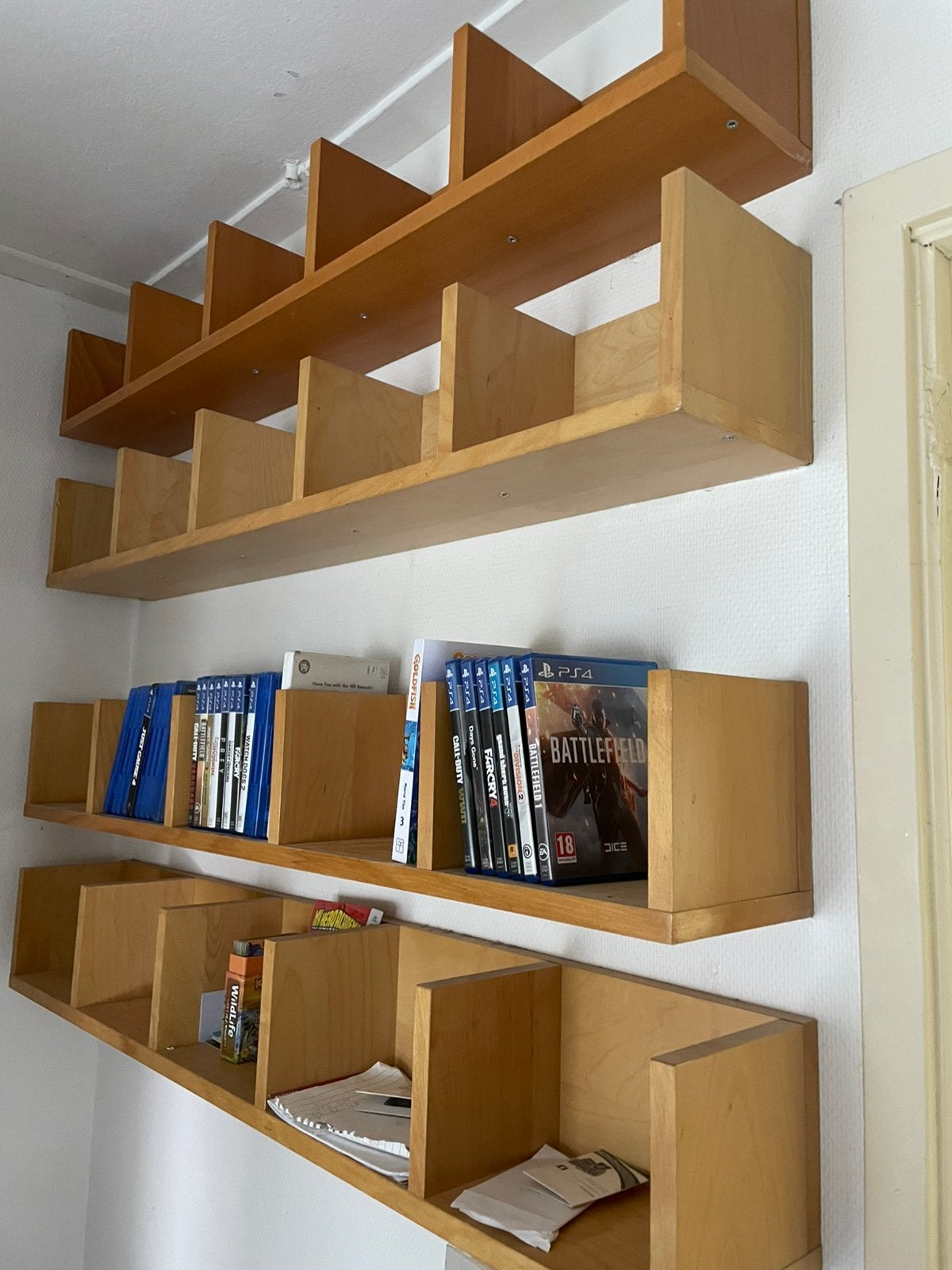 Cd boekenrek Benno Ikea beuken, Huis en Inrichting, Ophalen, 100 tot 150 cm, Zo goed als nieuw, Minder dan 25 cm