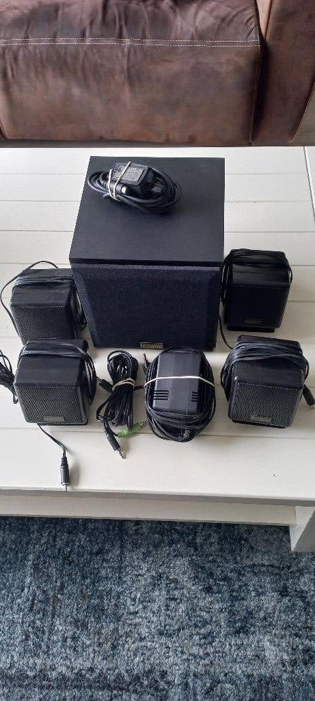 surround systeem, Gebruikt, Inclusief kabels, 60 tot 120 watt, Surroundset
