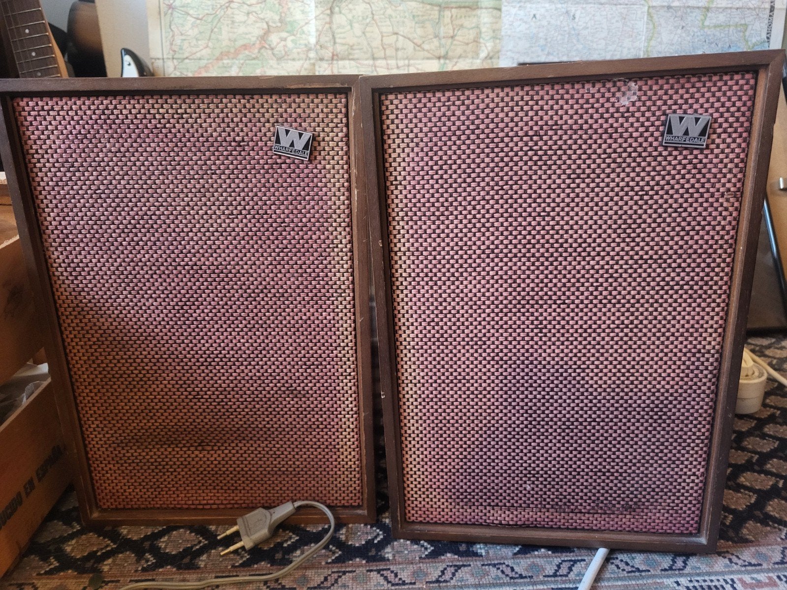 Wharfedale Denton 3 Vintage Boekenplank Luidsprekers, Audio, Tv en Foto, Luidsprekers, Gebruikt, Boekenplank luidspreker, Minder dan 60 watt
