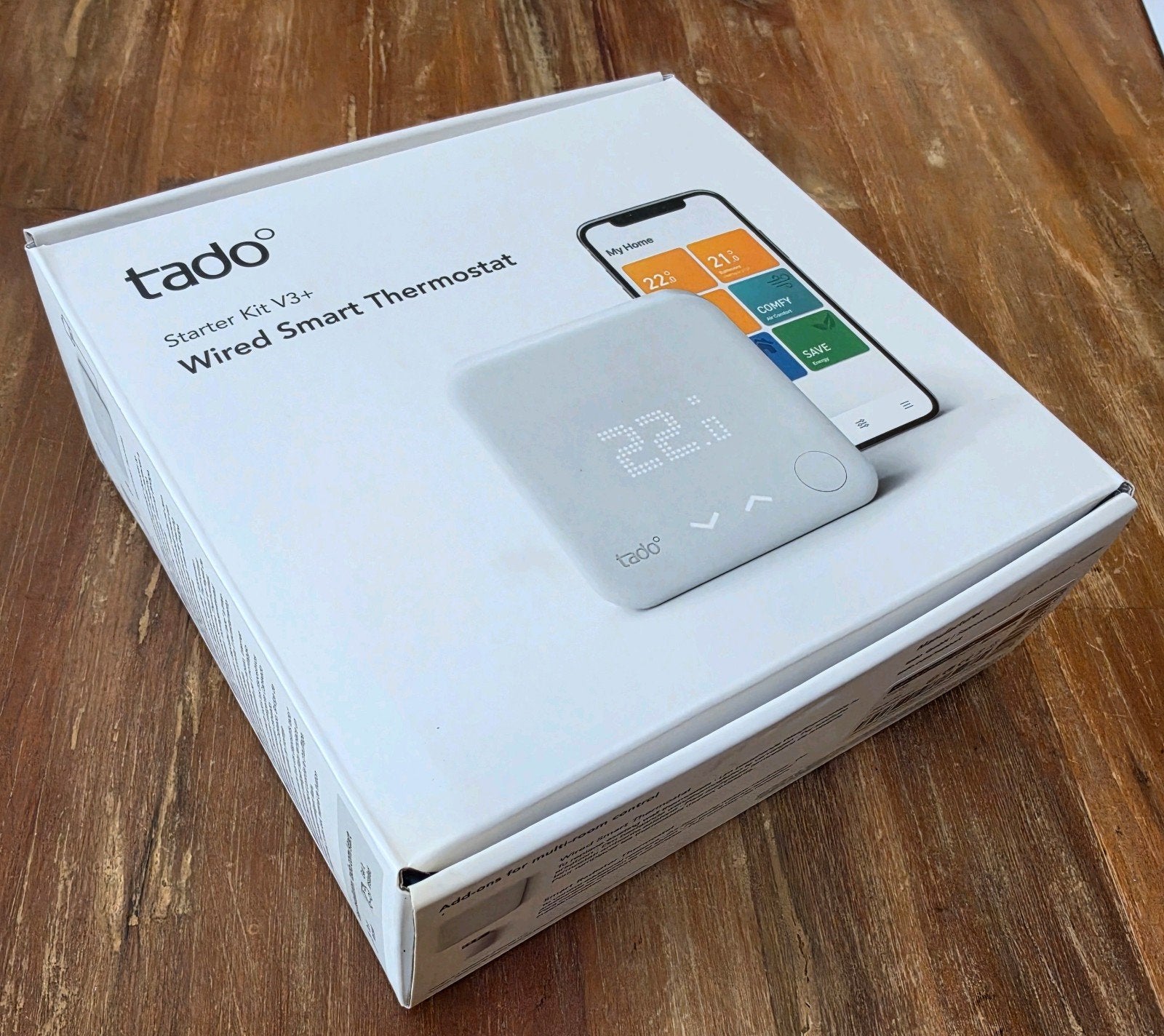 tado Slimme Thermostaat Starter Kit V3+ (Bedraad), Ophalen of Verzenden, Slimme thermostaat, Gebruikt