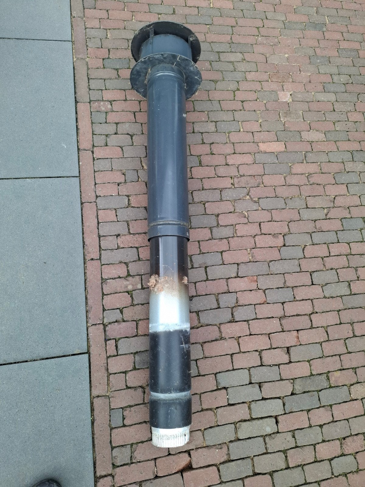 dakdoorvoer ventilatiepijp, Ophalen, Afzuiger